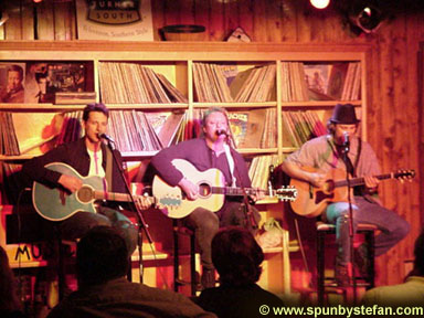 Stage picture of Paul Jefferson, Jon Michaels, and Ray Herndon